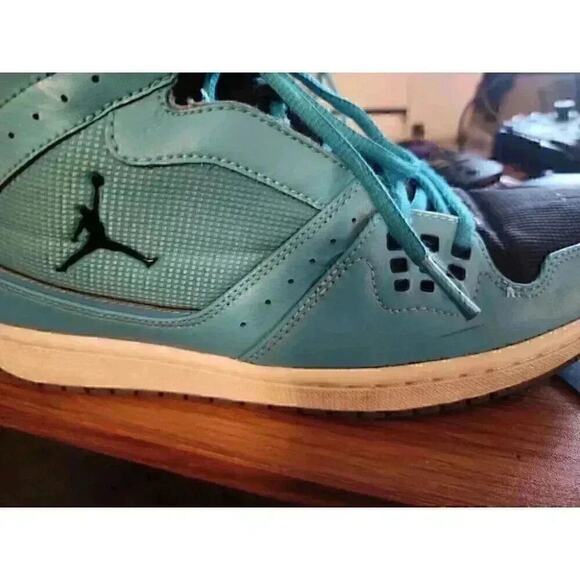 Nike Air Jordan 1 Flight High Tops 372704-409 Men's Basketball Shoes Sz 9 NiceB7 - Picture 6 of 10